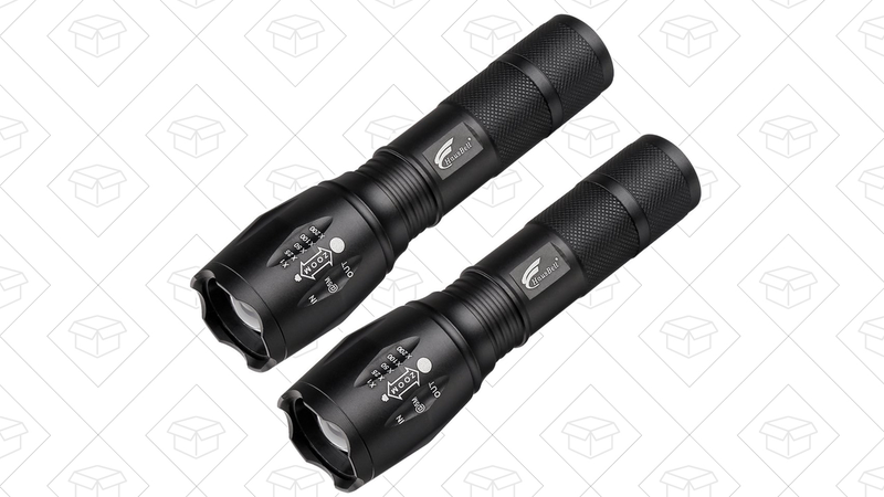 2-Pack Hausbell T6 Mini Flashlights | $8 | Amazon | Promo code YHM80888